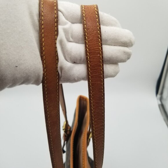 Louis Vuitton Louise Bucket Shoulder Bag Monogram Brown Canvas w/COA - Picture 9 of 13